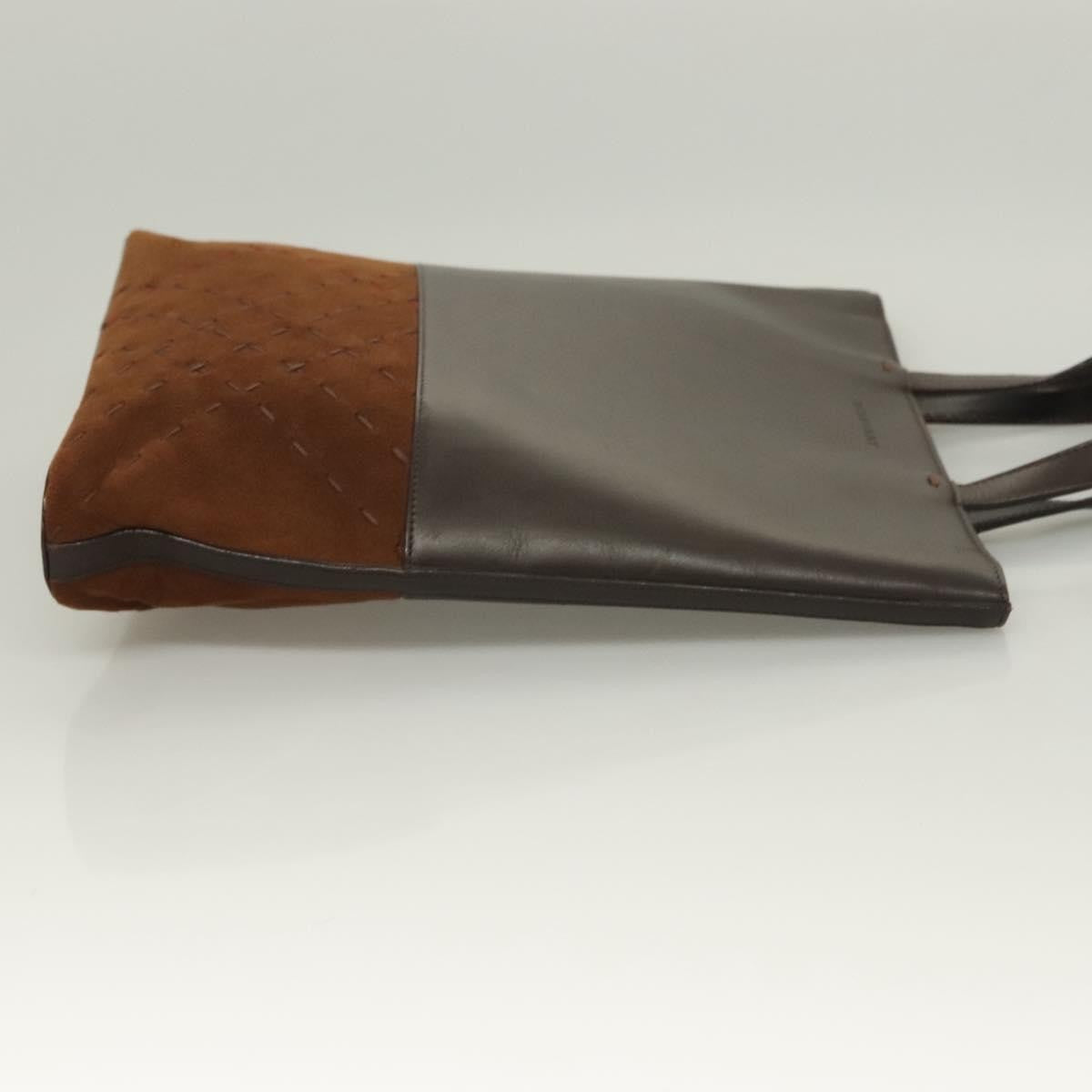 Burberry Vintage Handbag Leather, BROWN, LEATHER, Handbag