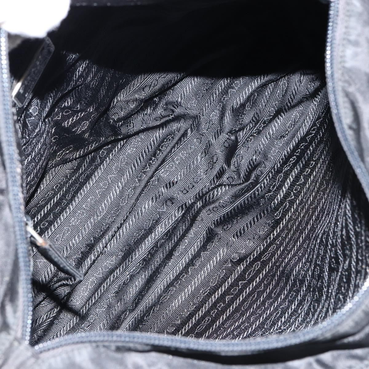 Prada Vintage Zip Tote Tessuto, BLACK, NYLON, Tote bag