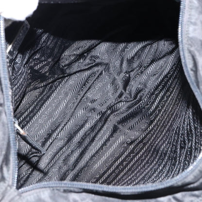 Prada Vintage Zip Tote Tessuto, BLACK, NYLON, Tote bag
