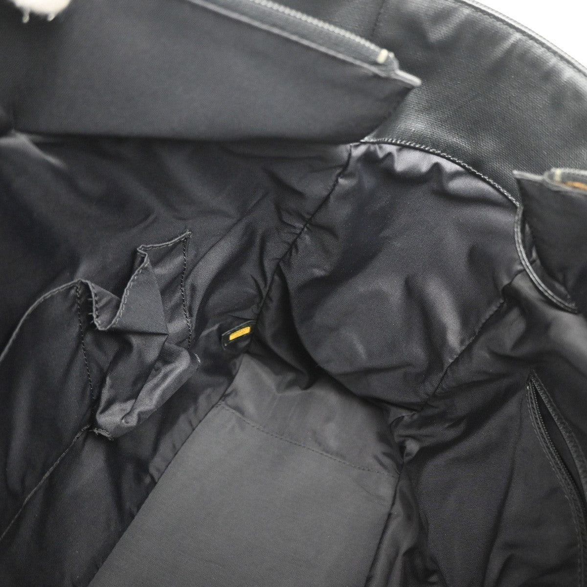 Chanel Biarritz Pocket Tote Quilted Coated Canvas, BLACK, CANVAS, Tote bag