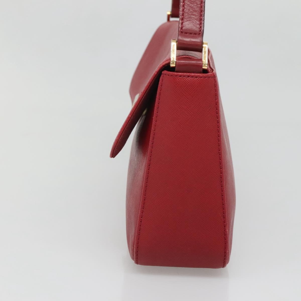 Burberry Vintage Handbag Leather, RED, LEATHER, Handbag