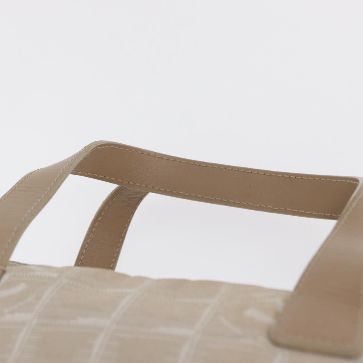 Chanel Travel Line Convertible Satchel Nylon, BEIGE, CANVAS, Handbag