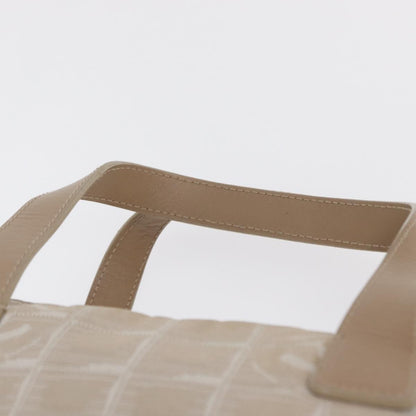 Chanel Travel Line Convertible Satchel Nylon, BEIGE, CANVAS, Handbag