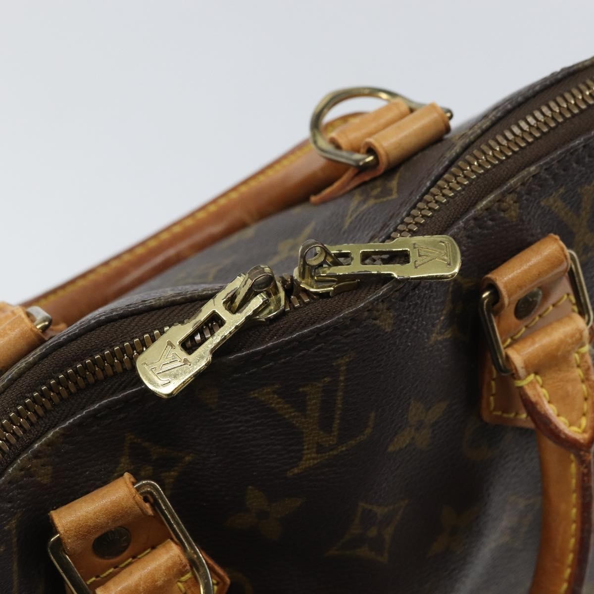 Louis Vuitton Alma Handbag Monogram Canvas, BROWN, CANVAS, Handbag