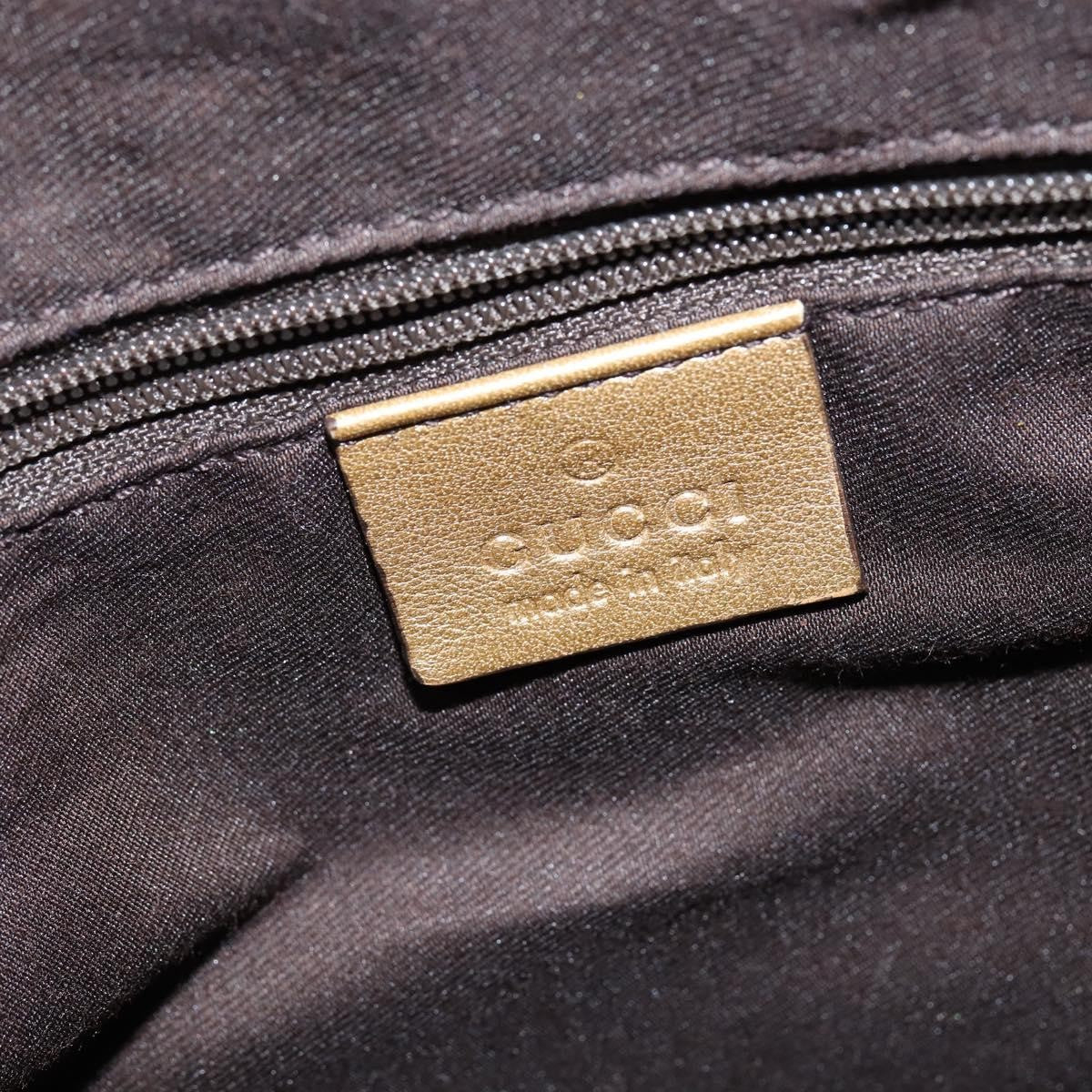 Gucci D Ring Messenger Bag GG Coated Canvas, GOLD, CANVAS, Shoulder bag