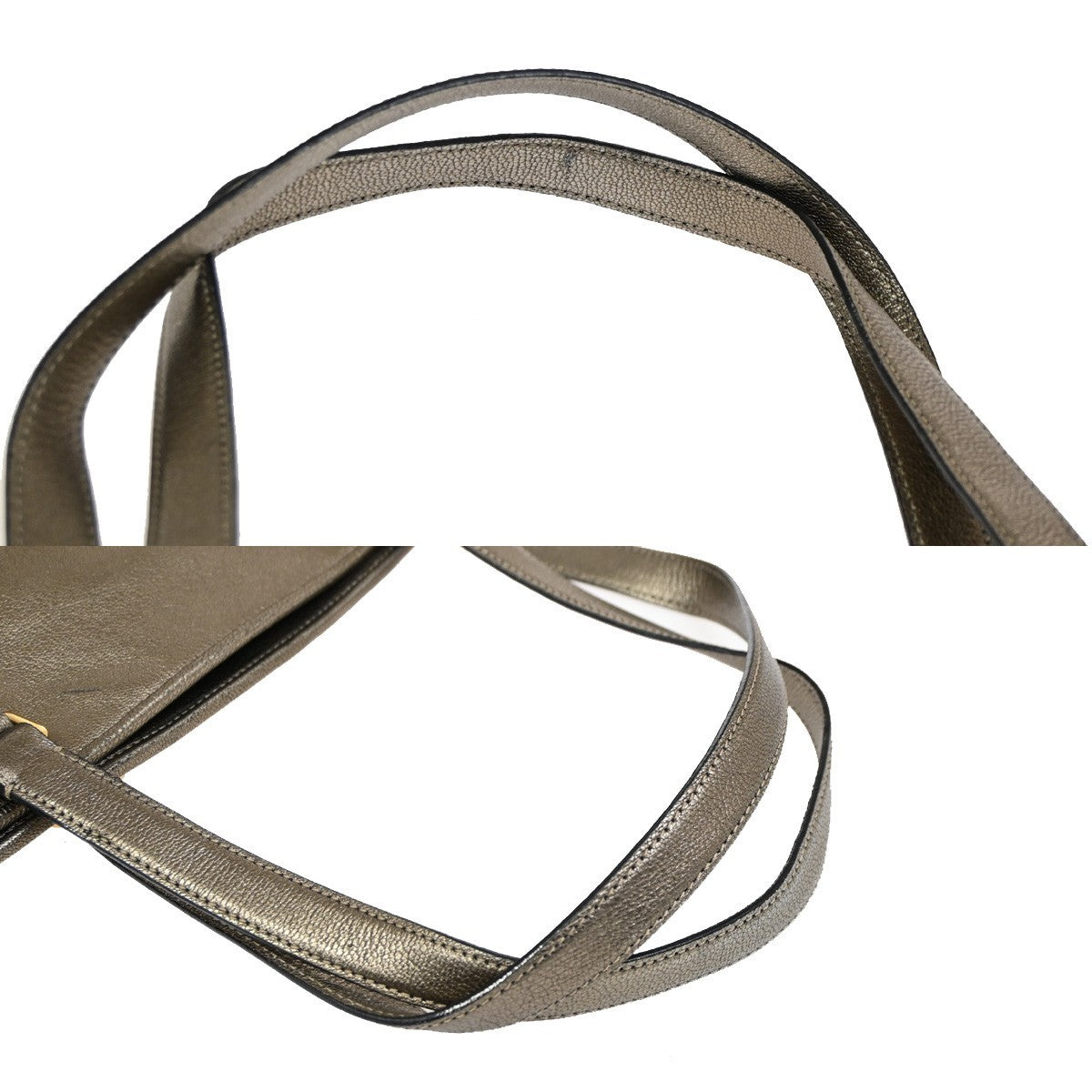 Loewe Anagram Tote Leather, GOLD, LEATHER, Tote bag