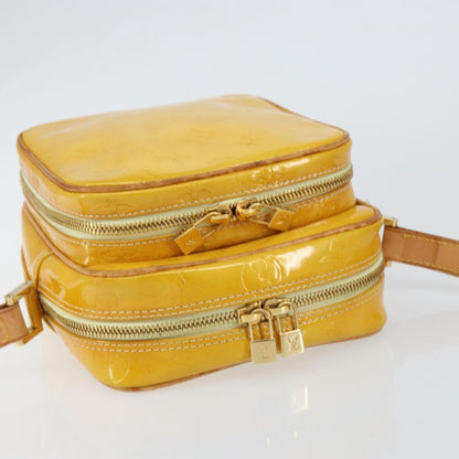 Louis Vuitton Wooster Handbag Monogram Vernis, YELLOW, PATENT_LEATHER, Shoulder bag