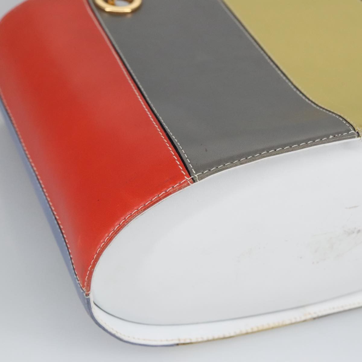 Salvatore Ferragamo Vintage Gancini Top Handle Bag Leather, MULTICOLOUR, LEATHER, Handbag