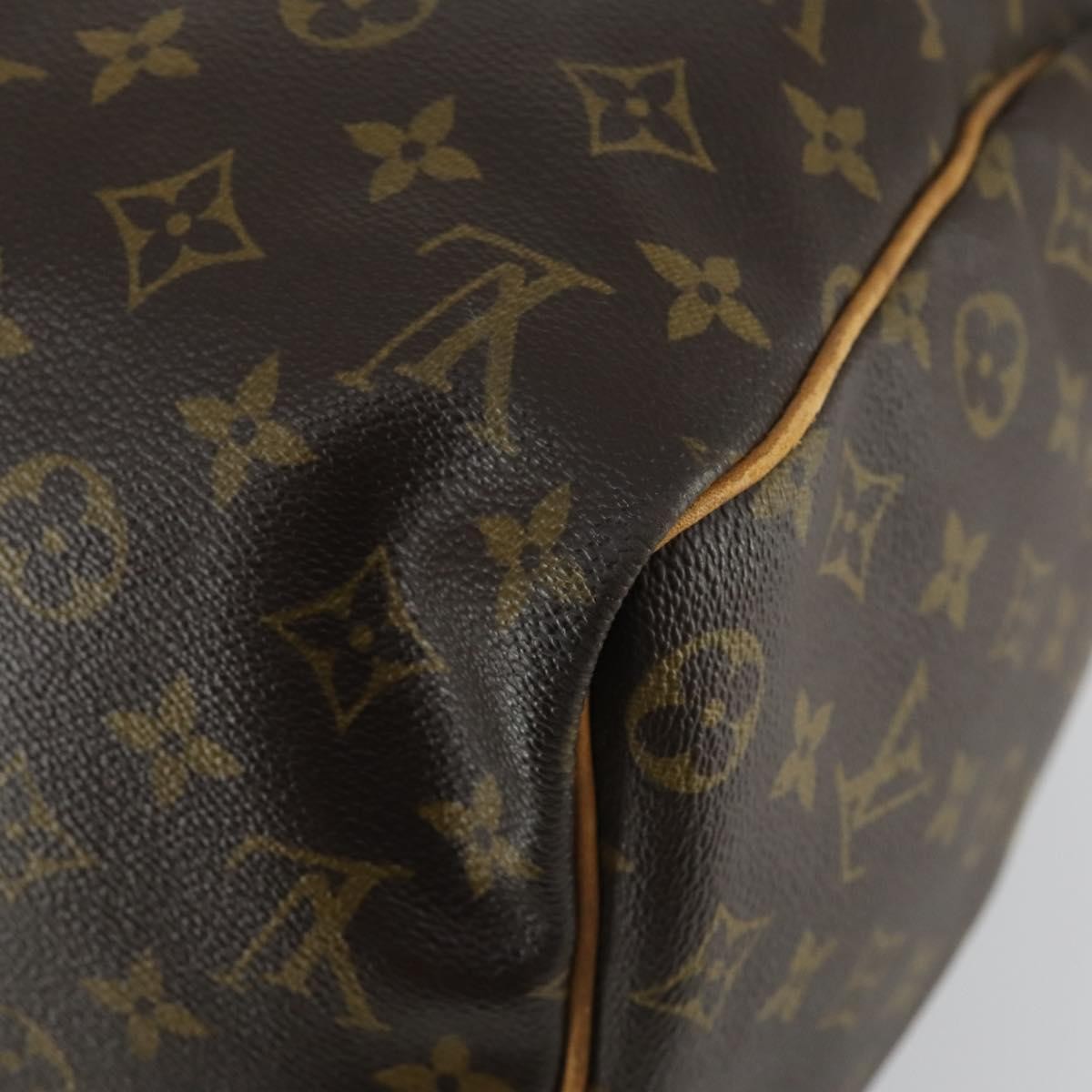Louis Vuitton Keepall Bag Monogram Canvas, BROWN, CANVAS, Travel bag