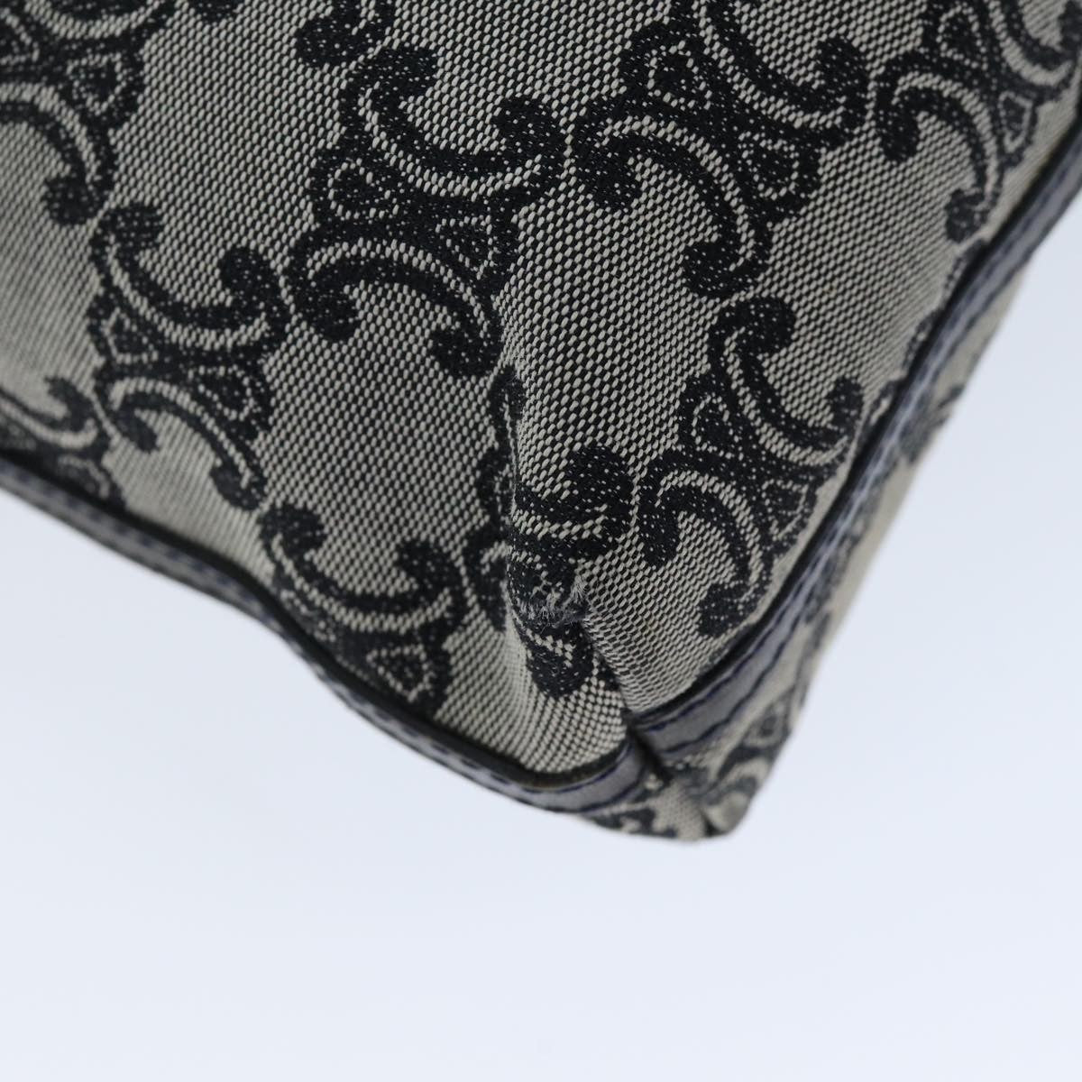 Celine Vintage Triomphe Shoulder Bag Canvas, GRAY, CANVAS, Shoulder bag