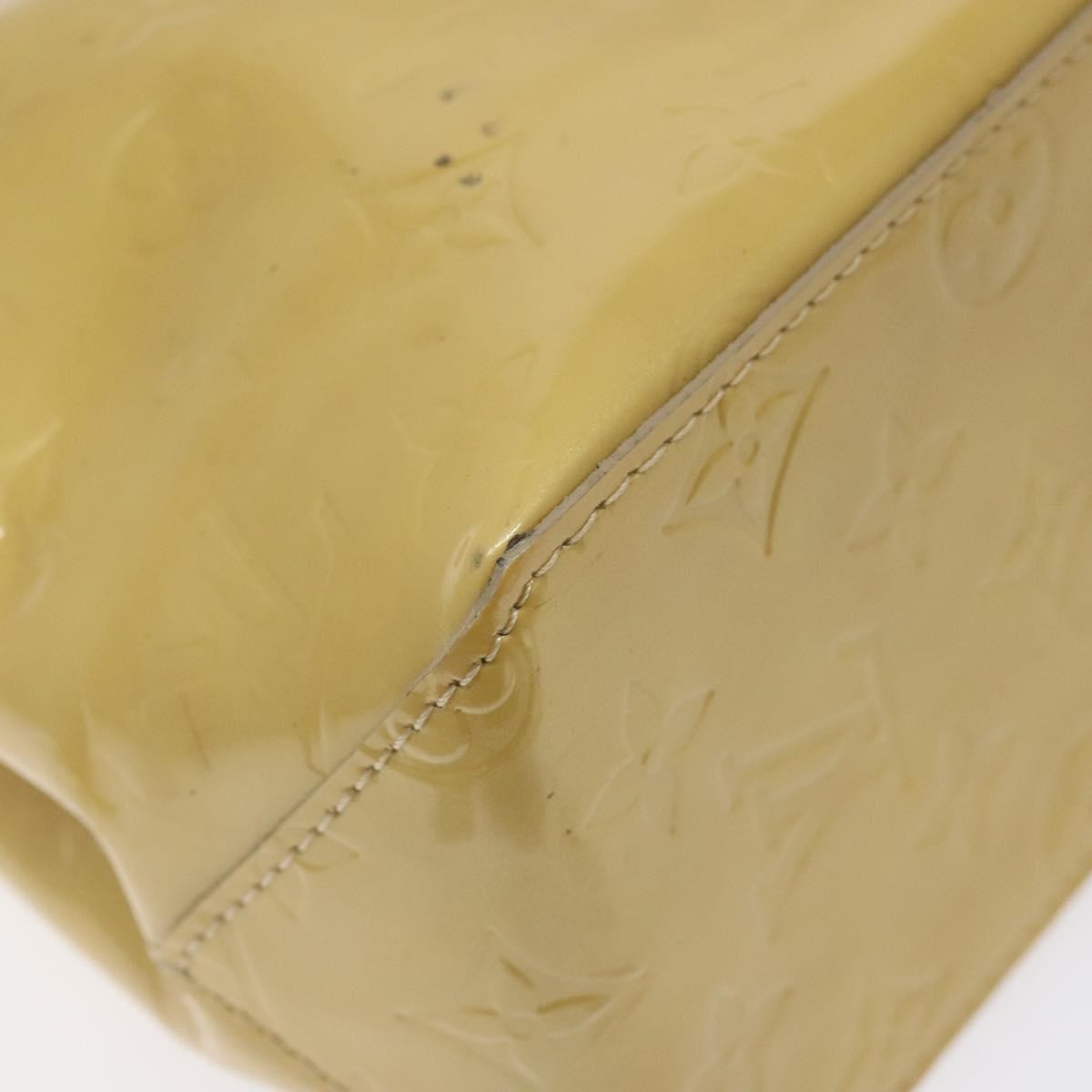 Louis Vuitton Reade Handbag Monogram Vernis, BEIGE, PATENT_LEATHER, Handbag