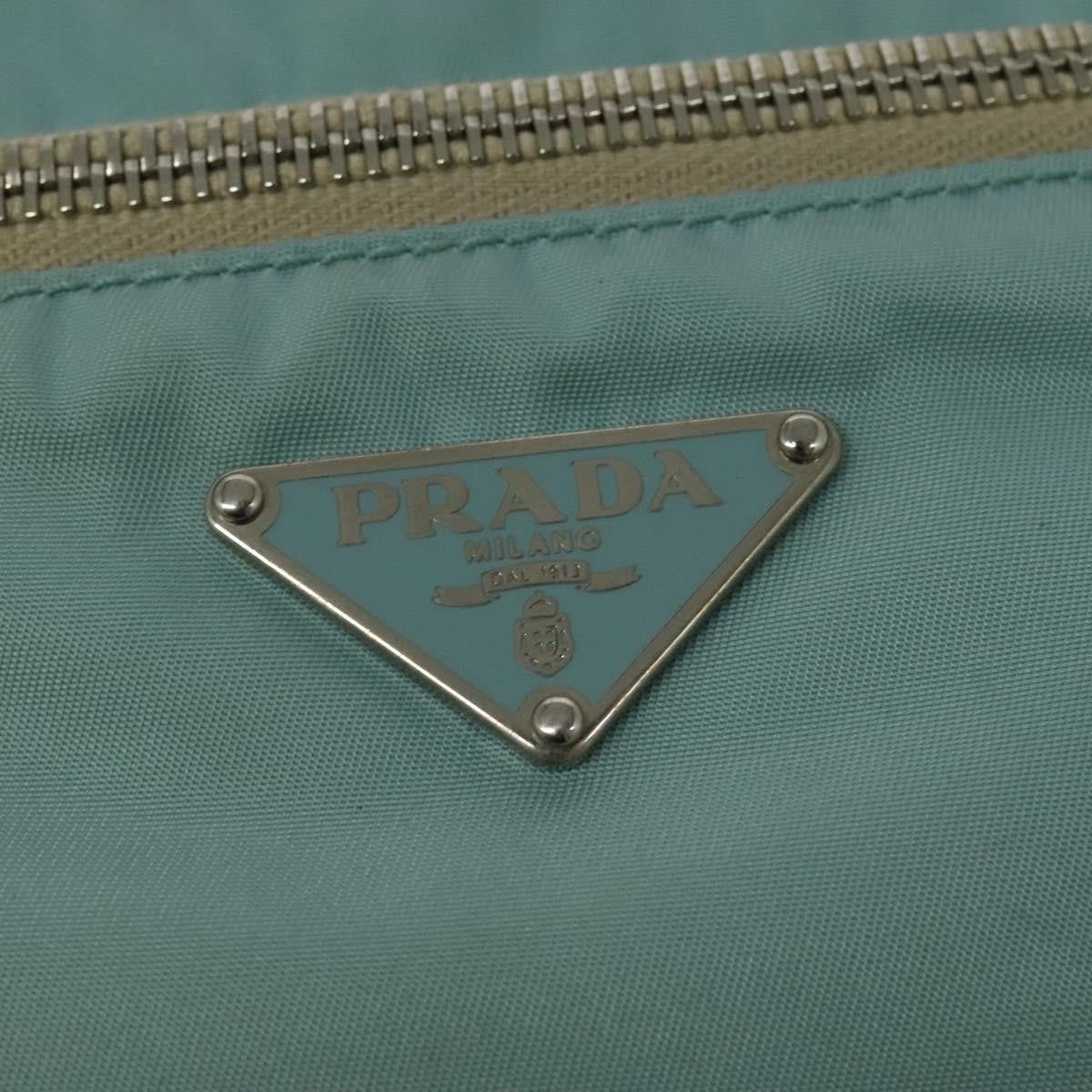 Prada Vintage Shoulder Bag Tessuto, BLUE, NYLON, Shoulder bag