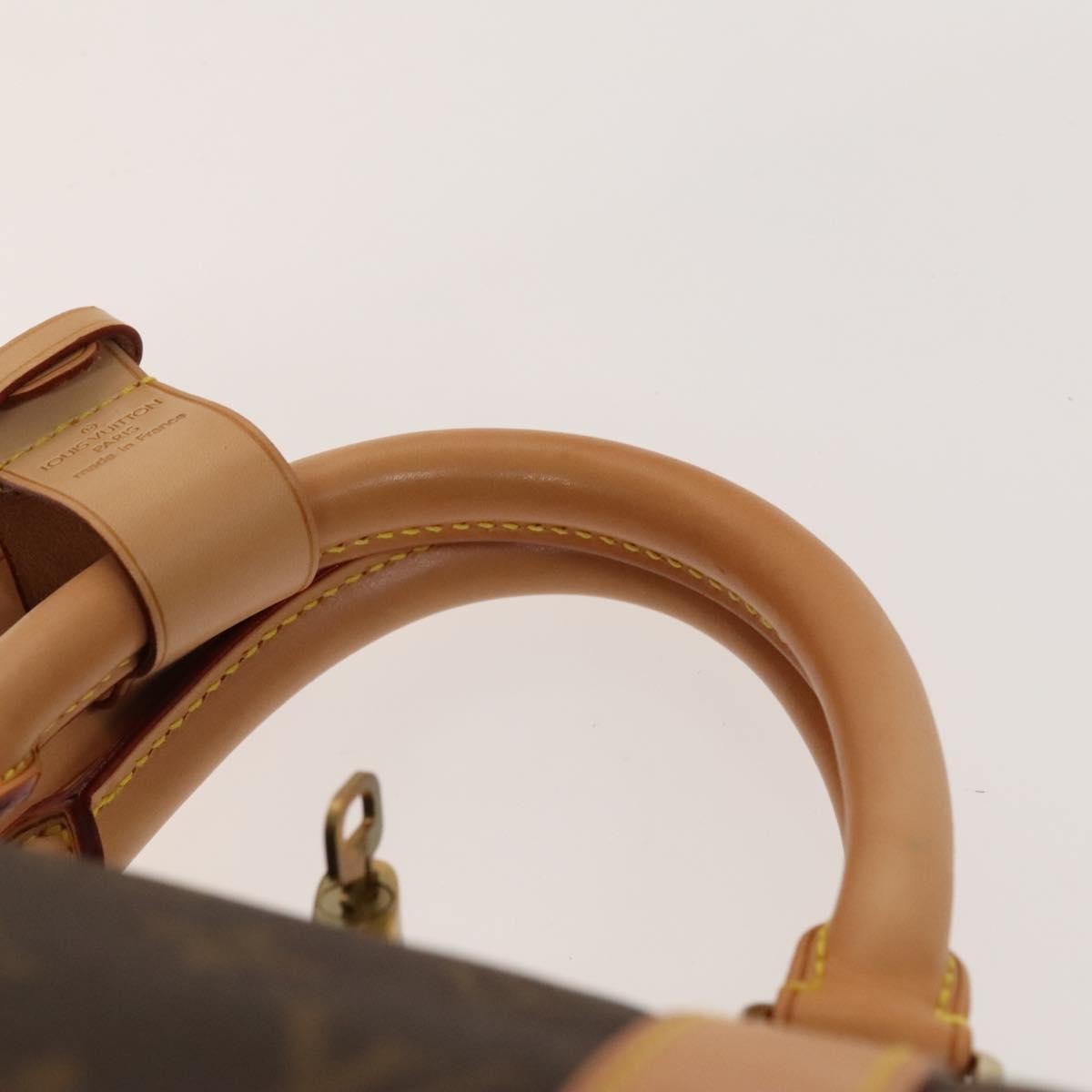 Louis Vuitton Keepall Bag Monogram Canvas, BROWN, CANVAS, Travel bag