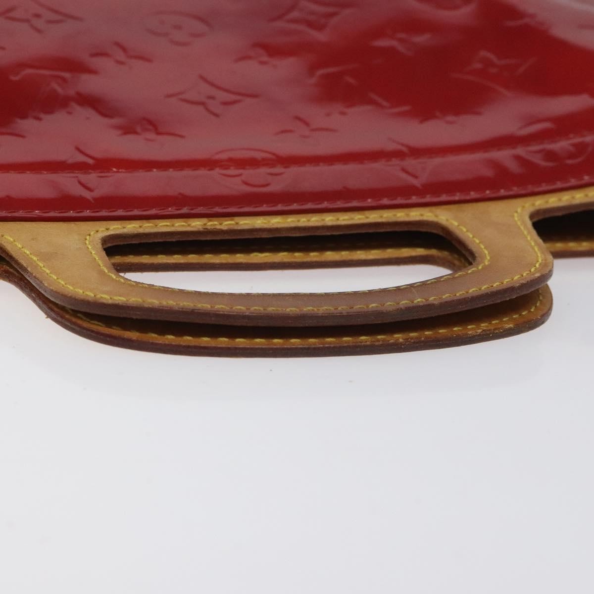 Louis Vuitton Stanton Handbag Monogram Vernis, RED, PATENT_LEATHER, Tote bag