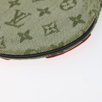 Louis Vuitton Round Coin Purse Mini Lin, KHAKI, CANVAS, Wallets