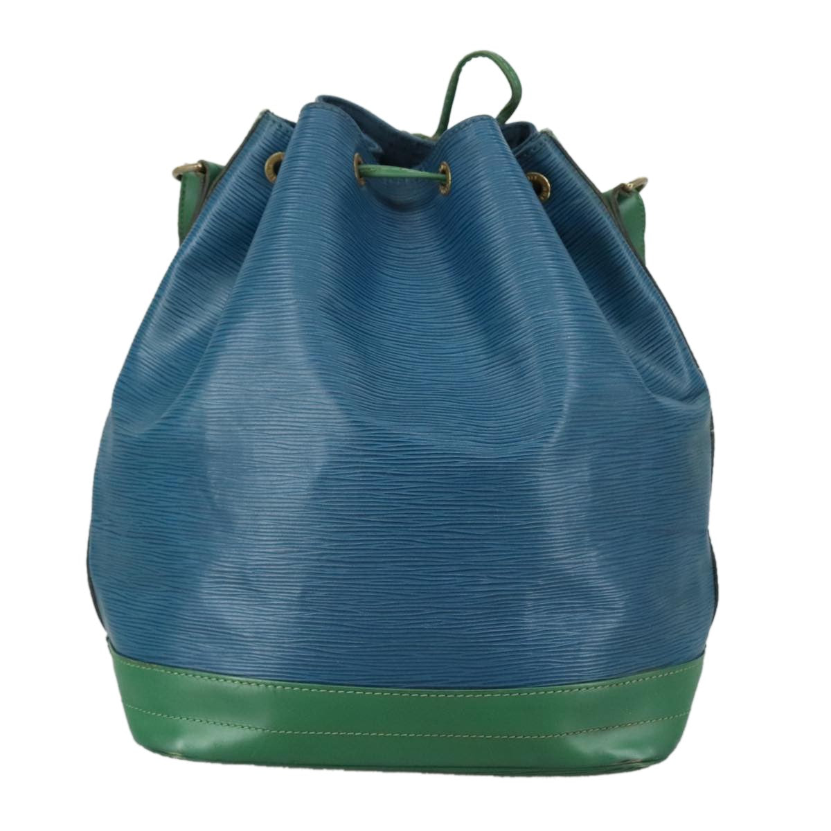 Louis Vuitton Bicolor Noe Handbag Epi Leather, BLUE, LEATHER, Shoulder bag
