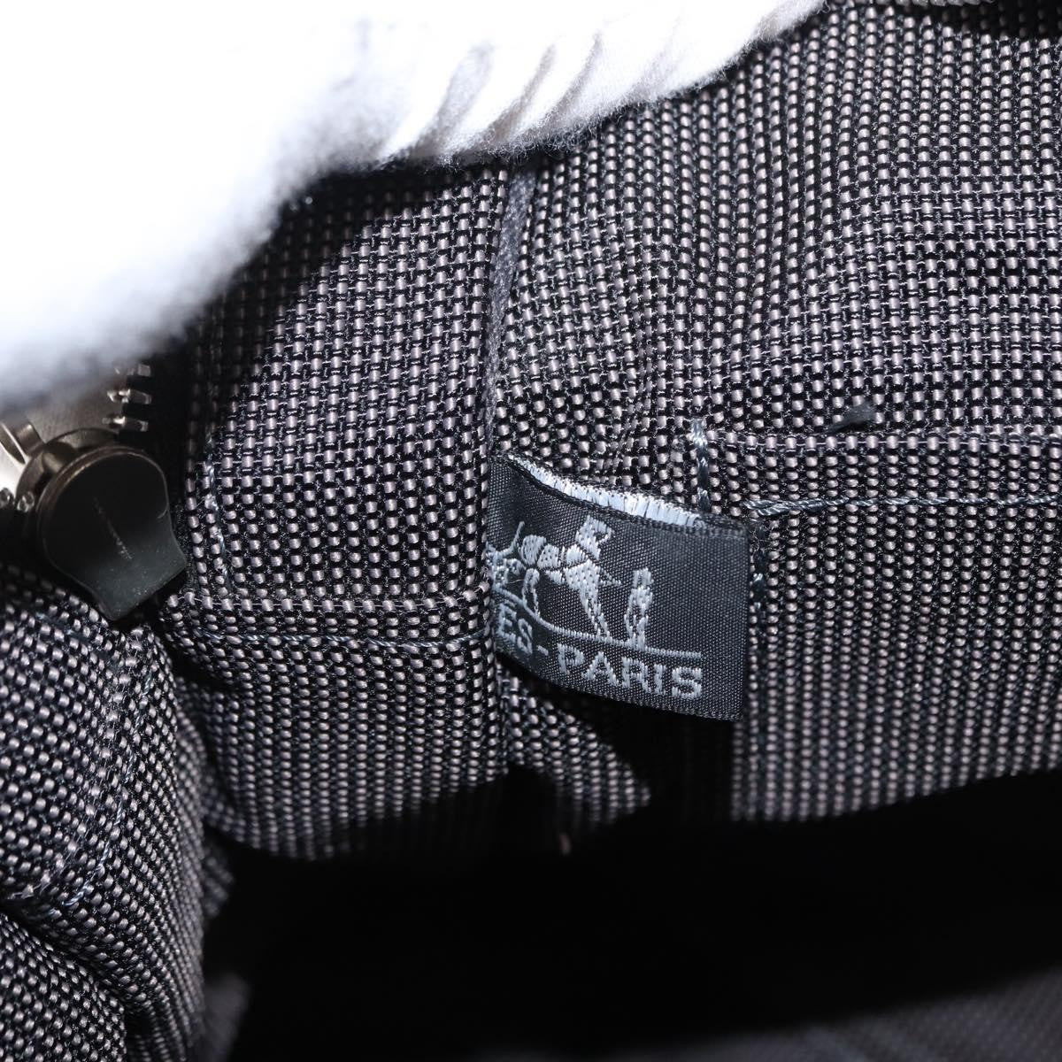 Hermes Herline Backpack Canvas, GRAY, CANVAS, Backpack