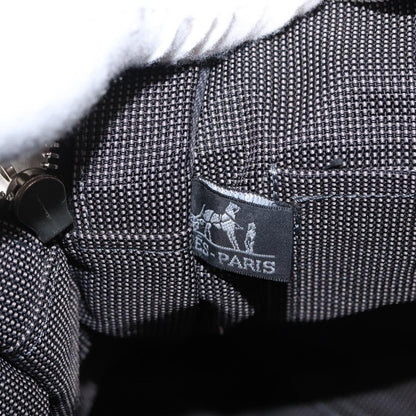 Hermes Herline Backpack Canvas, GRAY, CANVAS, Backpack