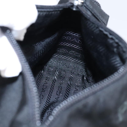 Prada Zip Pouch Tessuto, BLACK, NYLON, Clutche & pouche