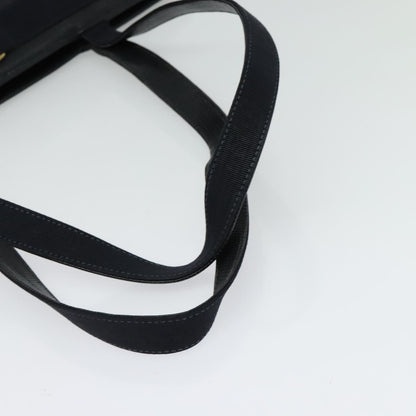 Salvatore Ferragamo Vintage Vara Bow Tote Lizard Embossed Leather, NAVY, LEATHER, Tote bag