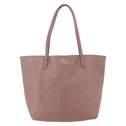 Loewe Vintage Anagram Tote Leather, PINK, LEATHER, Tote bag