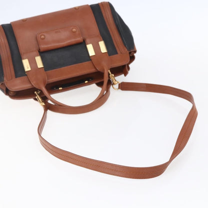 Chloe Alice Satchel Leather, BROWN, LEATHER, Handbag