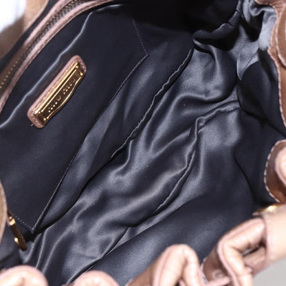 Miu Miu Coffer Satchel Matelasse Leather, PINK, LEATHER, Handbag