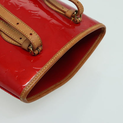 Louis Vuitton Bucket Bag Monogram Vernis, RED, PATENT_LEATHER, Handbag