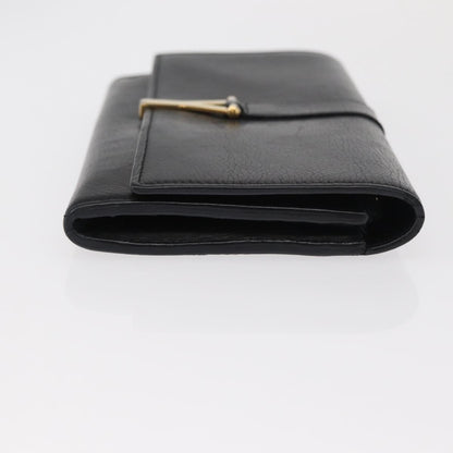 Saint Laurent Classic Y Flap Wallet Leather, BLACK, LEATHER, Wallets