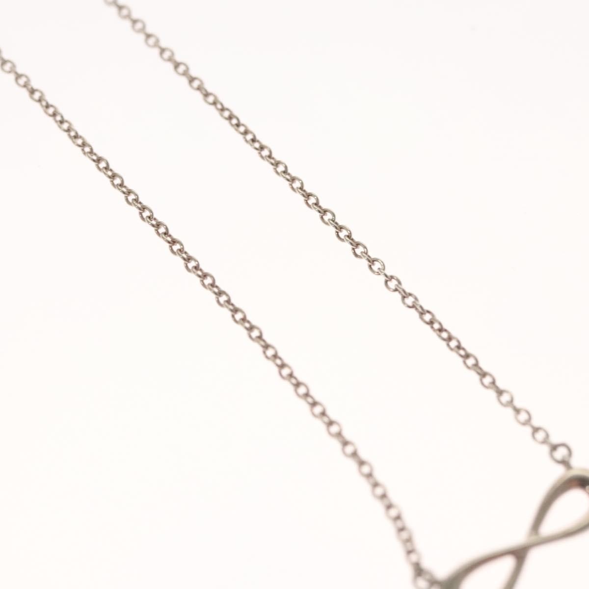 Tiffany & Co. Infinity Pendant Necklace Silver, SILVER, SILVER, Necklace