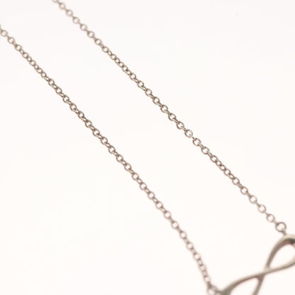 Tiffany & Co. Infinity Pendant Necklace Silver, SILVER, SILVER, Necklace