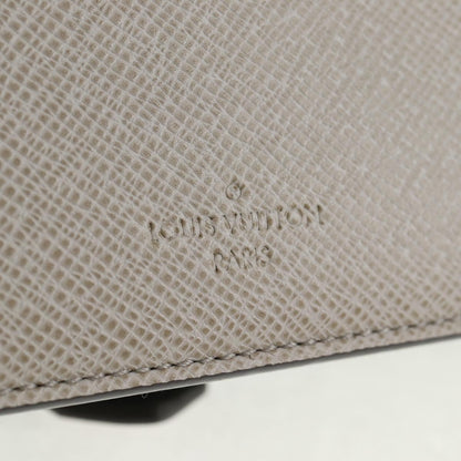 Louis Vuitton Trapeze Handbag Calfskin and Taiga Leather, GRAY, LEATHER, Shoulder bag