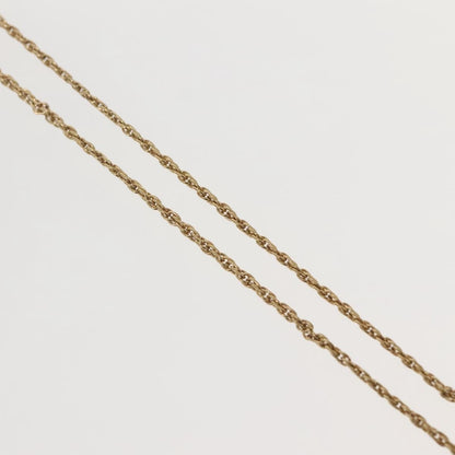 Christian Dior CD Round Pendant Necklace Metal, GOLD, METAL, Necklace