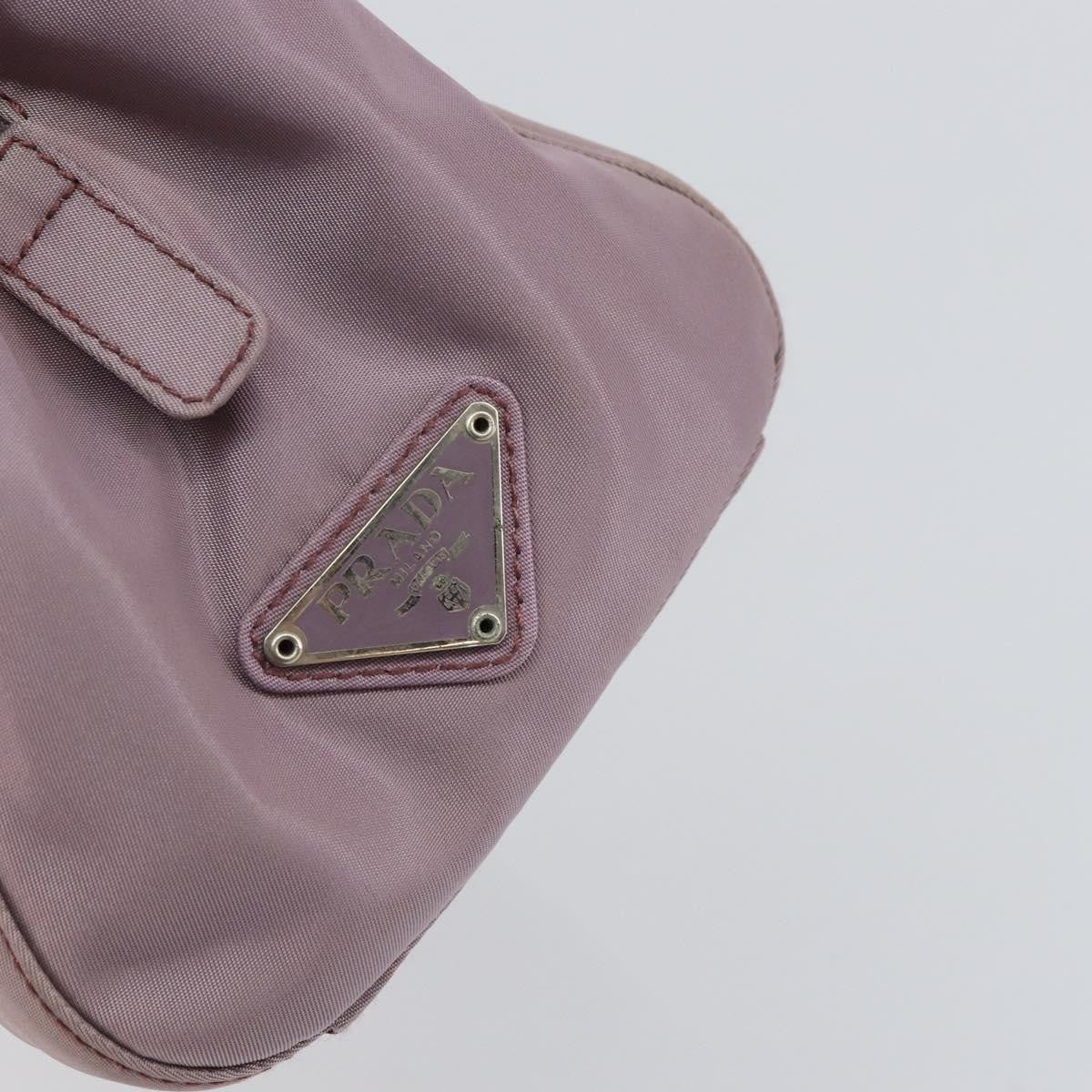 Prada Resin Handle Tote Tessuto, PURPLE, NYLON, Tote bag