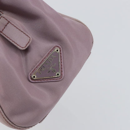Prada Resin Handle Tote Tessuto, PURPLE, NYLON, Tote bag
