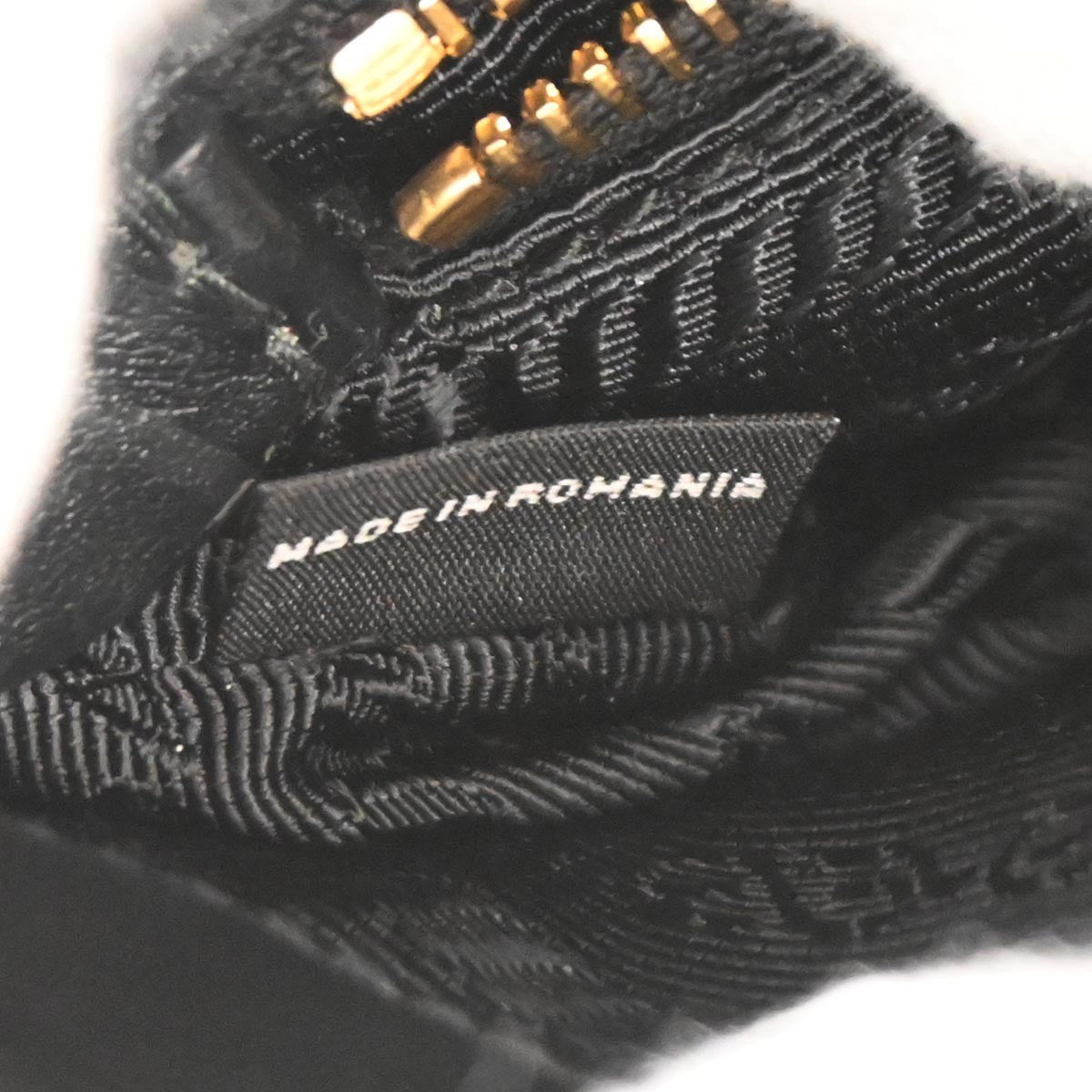 Prada Chain Flap Crossbody Bag Saffiano Leather, BLACK, LEATHER, Shoulder bag