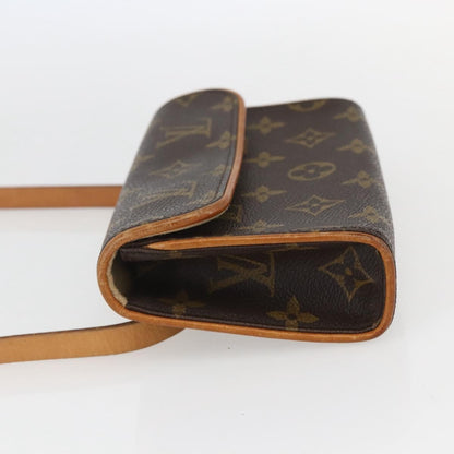 Louis Vuitton Florentine Waist Bag Monogram Canvas, BROWN, CANVAS, Clutche & pouche