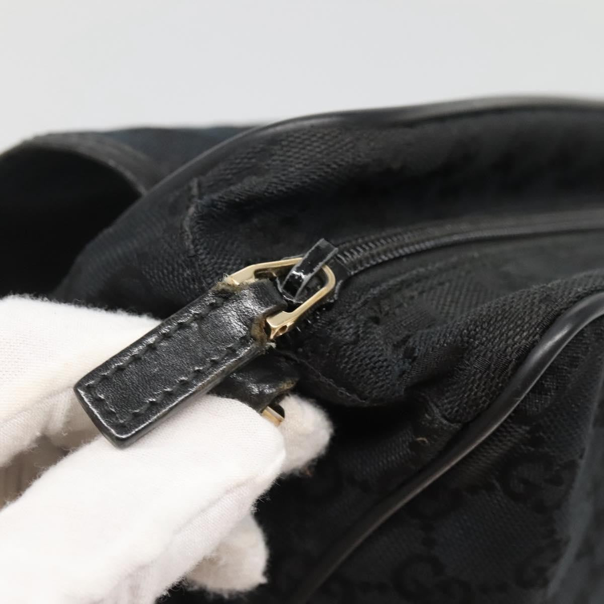 Gucci Flap Messenger Bag GG Coated Canvas, BLACK, CANVAS, Shoulder bag