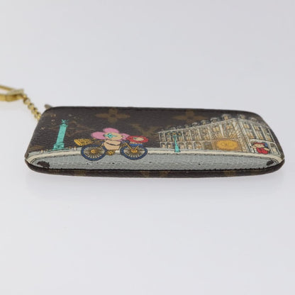 Louis Vuitton Pochette Clés Monogram Vivienne, BROWN, CANVAS, Wallets