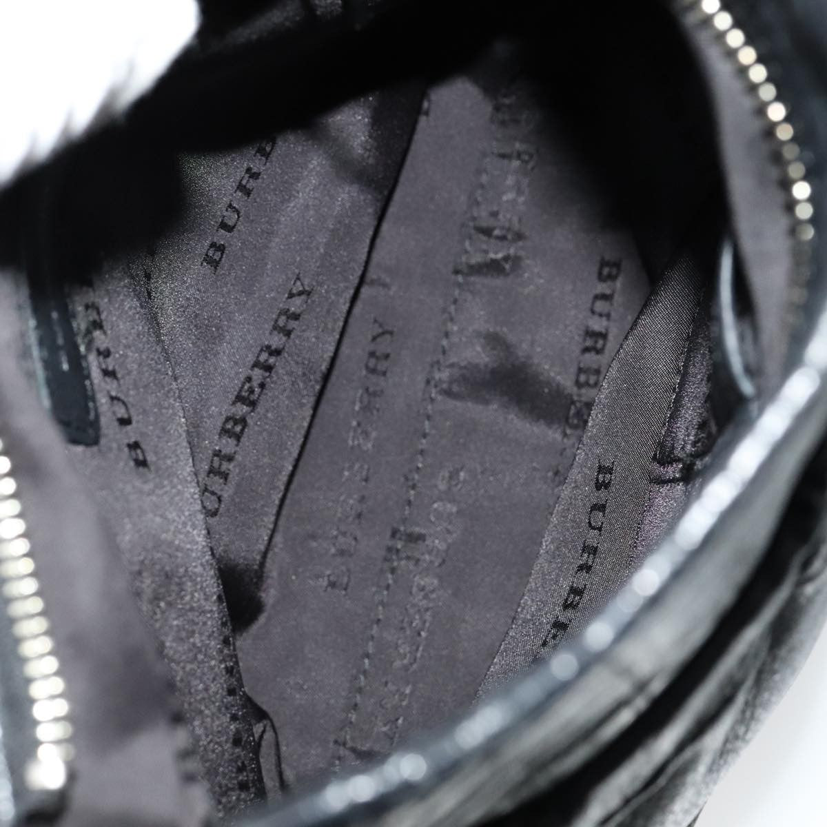 Burberry Vintage Crossbody Bag Leather, BLACK, LEATHER, Shoulder bag