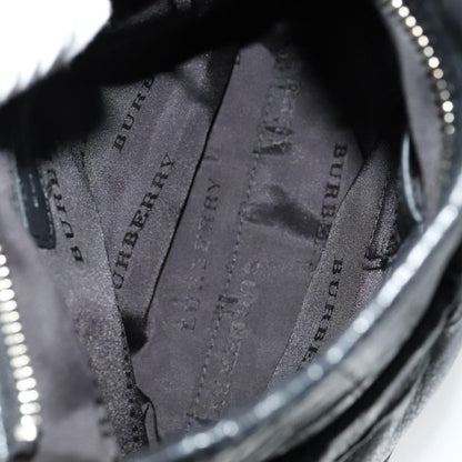 Burberry Vintage Crossbody Bag Leather, BLACK, LEATHER, Shoulder bag