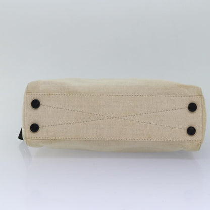 Prada Vintage Handbag Canvas, BEIGE, CANVAS, Handbag