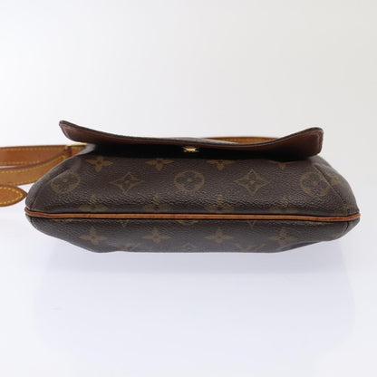 Louis Vuitton Musette Handbag Monogram Canvas, BROWN, CANVAS, Shoulder bag