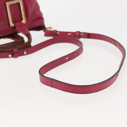 Chloe Ethel Handbag Leather, PINK, LEATHER, Handbag