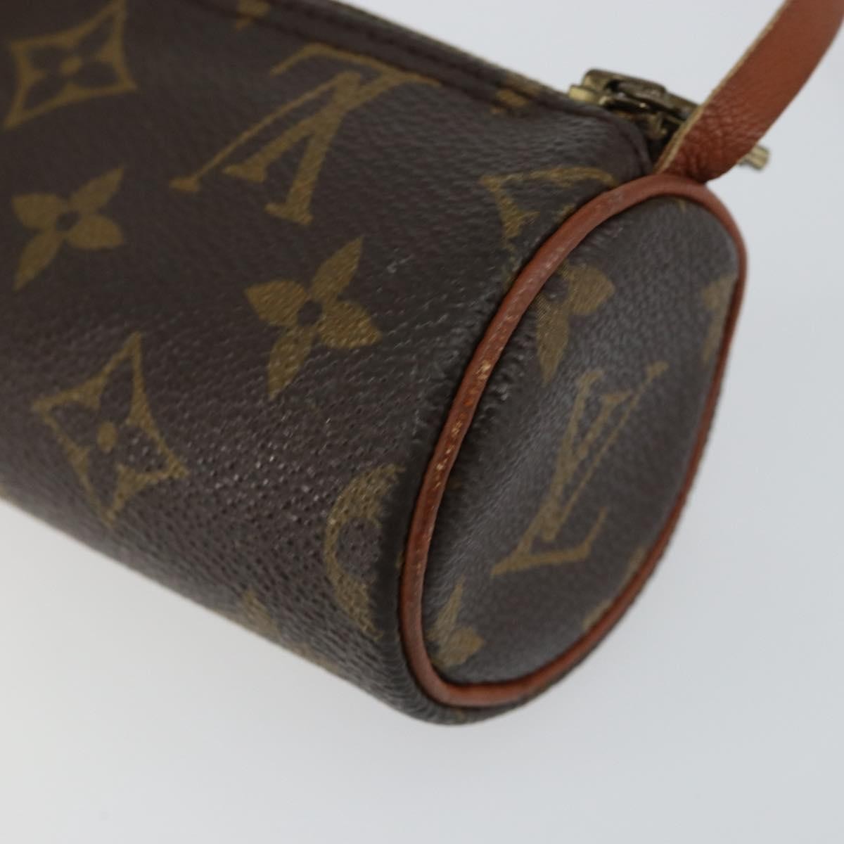 Louis Vuitton Papillon Pochette Monogram Canvas, BROWN, CANVAS, Clutche & pouche