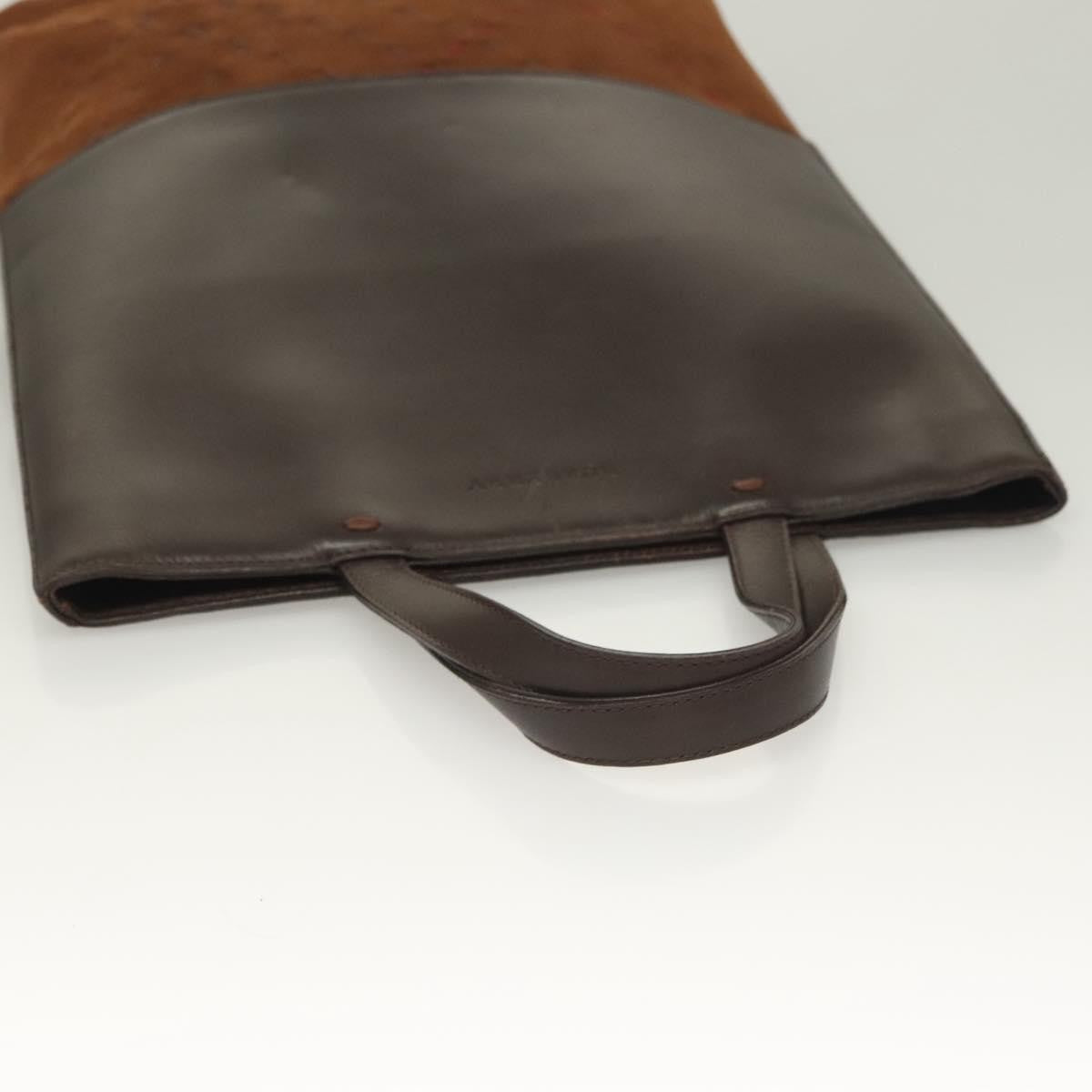 Burberry Vintage Handbag Leather, BROWN, LEATHER, Handbag