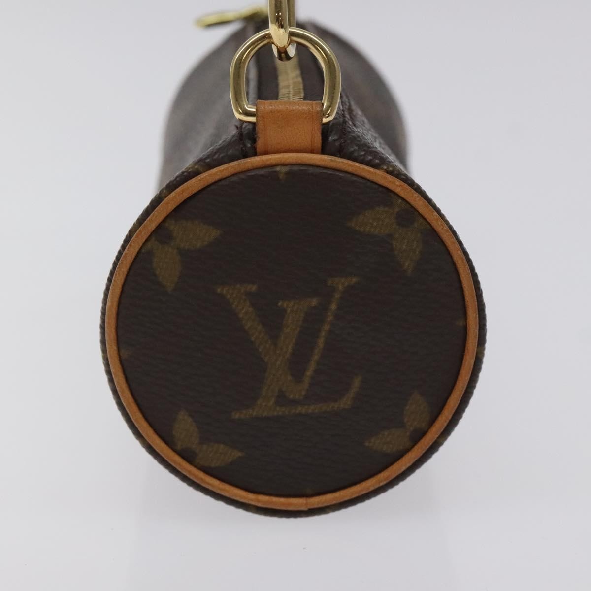 Louis Vuitton Papillon Pochette Monogram Canvas, BROWN, CANVAS, Handbag
