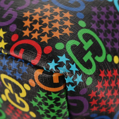 Gucci Convertible Duffle Backpack Psychedelic Print GG Coated Canvas, MULTICOLOUR, PVC, Travel bag