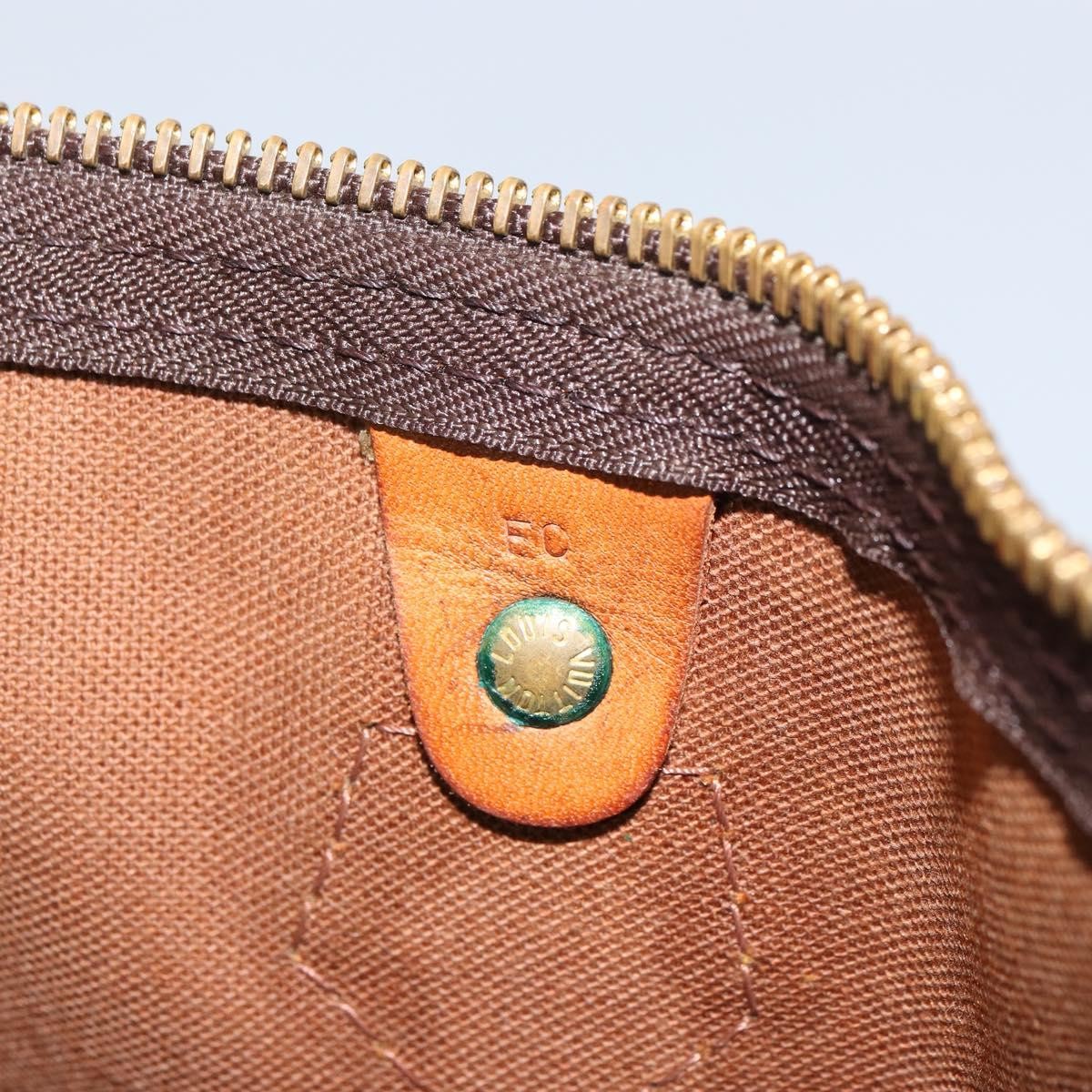 Louis Vuitton Speedy Handbag Monogram Canvas, BROWN, CANVAS, Handbag