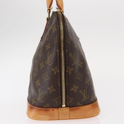Louis Vuitton Alma Handbag Monogram Canvas, BROWN, CANVAS, Handbag